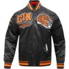 Pro Standard Mens NFL Mash Up Satin Jacket(Black)