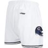 Pro Standard Mens NFL Mesh Short(White/Midnight Navy)