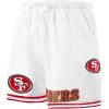 Pro Standard Mens NFL Mesh Short(White/Red)