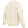 Pro Standard Mens NFL Neutral Fleece Crewneck Sweatshirt(Eggshell)