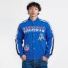 Pro Standard Mens NFL Pro Game Day Jacket Double Knit Jacket(Royal Blue/Whte/Midnight Navy)