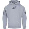 Pro Standard Mens NFL Reverse French Terry Brushed Back French Terry Pull Over Hoodie(Grey)