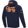 Pro Standard Mens NFL Souvenir Brushed Back French Terry Pull Over Hoodie(Blue)