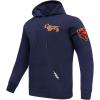 Pro Standard Mens NFL Souvenir Brushed Back French Terry Pull Over Hoodie(Blue)