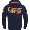 Pro Standard Mens NFL Souvenir Brushed Back French Terry Pull Over Hoodie(Blue)