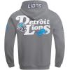 Pro Standard Mens NFL Souvenir Brushed Back French Terry Pull Over Hoodie(Grey)
