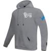 Pro Standard Mens NFL Souvenir Brushed Back French Terry Pull Over Hoodie(Grey)