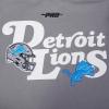 Pro Standard Mens NFL Souvenir Brushed Back French Terry Pull Over Hoodie(Grey)
