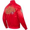 Pro Standard Mens NFL Souvenir Satin Jacket(Red)