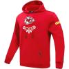 Pro Standard Mens NFL Sugar Skull Brushed Back French Terry Pull Over Hoodie(Red)