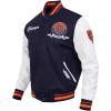 Pro Standard Mens NFL Team Badge Varsity Jacket(CHICAGO BEARS)