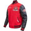 Pro Standard Mens NFL Team Badge Varsity Jacket(SAN FRANCISCO 49ERS)