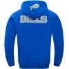 Pro Standard Mens NFL Varsity Blues Brushed Back French Terry Pull Over Hoodie(Blue)