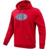Pro Standard Mens NFL Varsity Blues Brushed Back French Terry Pull Over Hoodie(Red)