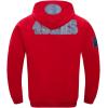 Pro Standard Mens NFL Varsity Blues Brushed Back French Terry Pull Over Hoodie(Red)