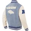 Pro Standard Mens NFL Varsity Blues Denim Jacket(Blue)