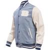 Pro Standard Mens NFL Varsity Blues Denim Jacket(Cincinnati Bengals  Denim)