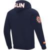 Pro Standard Mens WNBA Classic Chenille Pull Over Hoodie(Midnight Navy)