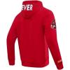 Pro Standard Mens WNBA Classic Chenille Pull Over Hoodie(Red)