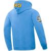 Pro Standard Mens WNBA Classic Chenille Pull Over Hoodie(University Blue)