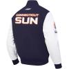 Pro Standard Mens WNBA Classic Chenille Varsity Jacket(Midnight Navy/White)
