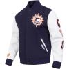 Pro Standard Mens WNBA Classic Chenille Varsity Jacket(Midnight Navy/White)