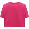Pro Standard NBA Womens Womens NBA Classic Triple Pink Cotton Short Sleeve Boxy Tee(Beetroot Purple)