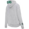Pro Standard Womens NBA Classic Chenille Pull Over Hoodie(Heather Grey)