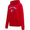 Pro Standard Womens NBA Classic Chenille Pull Over Hoodie(Red)