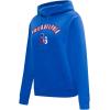 Pro Standard Womens NBA Classic Chenille Pull Over Hoodie(Royal Blue)
