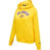 Pro Standard Womens NBA Classic Chenille Pull Over Hoodie(Yellow)