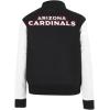 Pro Standard Womens NFL Arizona Cardinals Classic Chenille Varsity Jacket Black/White XS
