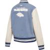 Pro Standard Womens NFL Baltimore Ravens Varsity Blues Denim Jacket Denim/Linen XS