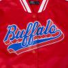 Pro Standard Womens NFL Buffalo Bills Script Tail Satin Jacket Red XS