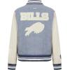 Pro Standard Womens NFL Buffalo Bills Varsity Blues Denim Jacket Denim/Linen S