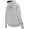Pro Standard Womens NFL Classic Chenille Brushed Back French Terry Pull Over Hoodie(Heather Grey)