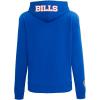Pro Standard Womens NFL Classic Chenille Brushed Back French Terry Pull Over Hoodie(Royal Blue)