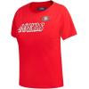 Pro Standard Womens NFL Classic Chenille Short Sleeve Boxy Tee(Red)