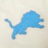 Pro Standard Womens NFL Detroit Lions Retro Classics Satin Jacket Eggshell/Black M