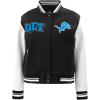Pro Standard Womens NFL Mash Up Varsity Jacket(Black/White)