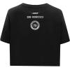 Pro Standard Womens NFL Pearls Short Sleeve Boxy Tee(Black)