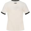 Pro Standard Womens NFL Retro Cascade Short Sleeve Slim Tee(Eggshell/ Black)