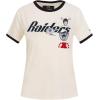 Pro Standard Womens NFL Retro Cascade Short Sleeve Slim Tee(Eggshell/ Black)