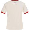 Pro Standard Womens NFL Retro Cascade Short Sleeve Slim Tee(Eggshell/ Red)