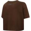 Pro Standard Womens NFL Retro Classics Short Sleeve Boxy Tee(Brown)