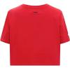 Pro Standard Womens NFL Script Tail Cotton Single Short Sleeve Boxy Tee(Red)