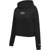 Pro Standard Womens NFL Wingspan Cropped Pullover Hoodie(Black)