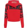 Pro Standard Womens NFL Wingspan Cropped Pullover Hoodie(Red)