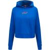 Pro Standard Womens NFL Wingspan Cropped Pullover Hoodie(Royal Blue)