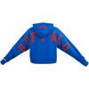 Pro Standard Womens NFL Wingspan Cropped Pullover Hoodie(Royal Blue)